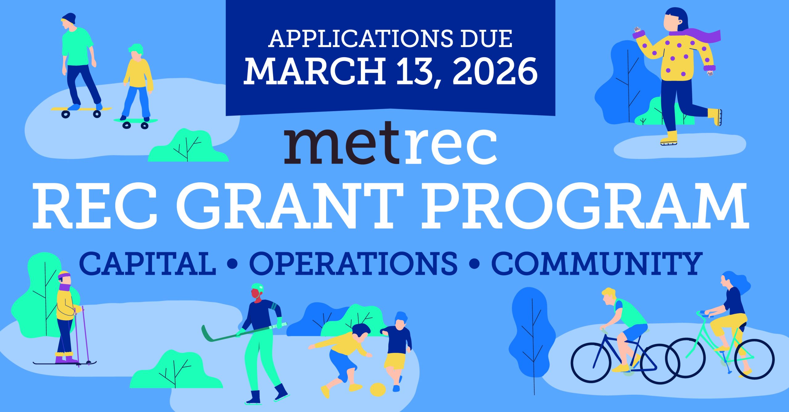 MetRec Grant Program applications due March 13, 2026