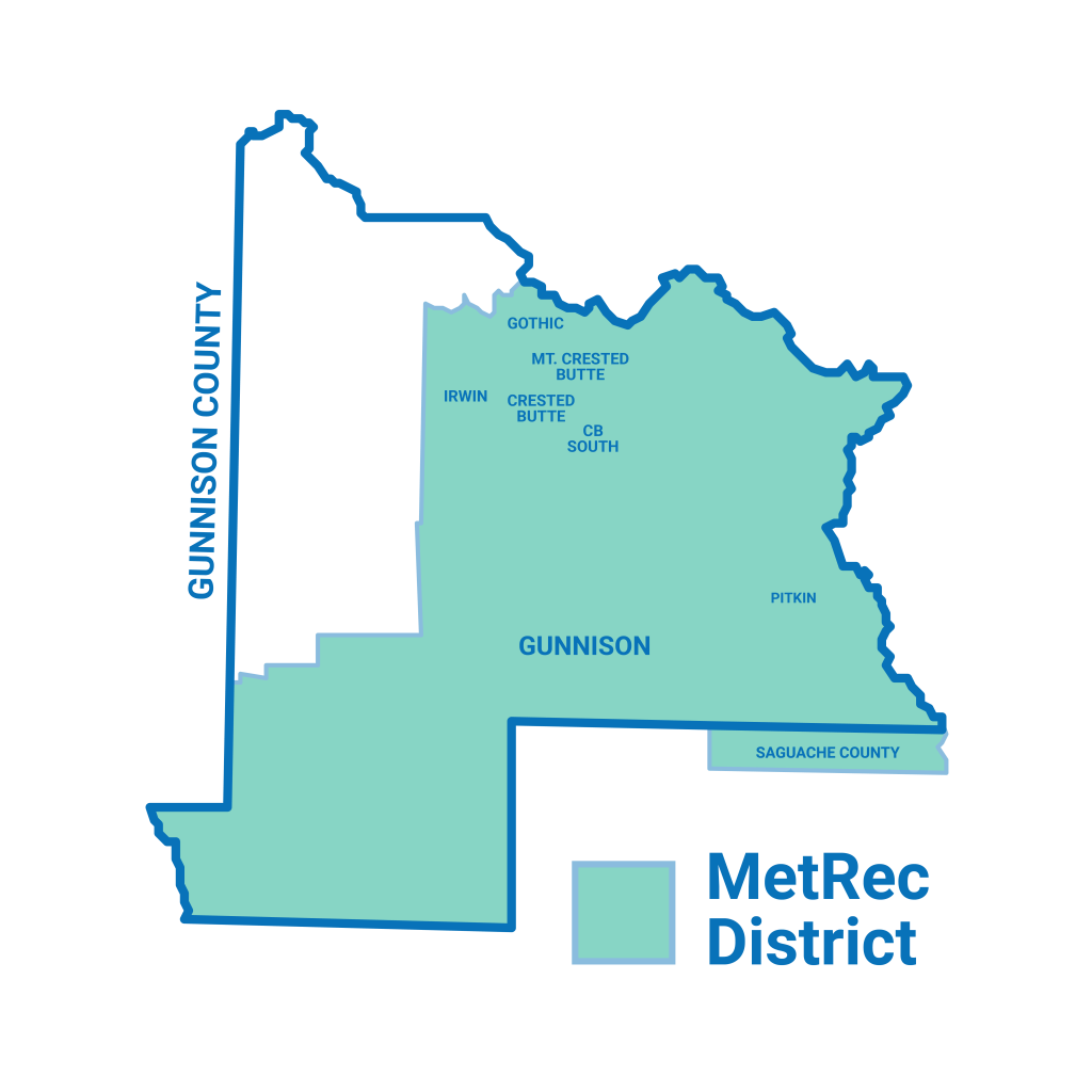 Map showing the entire MetRec district in full.