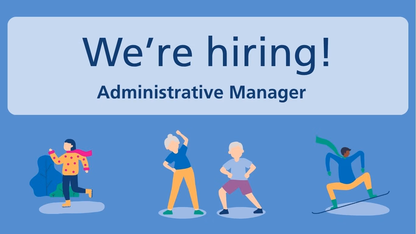 we're hiring! Administrative manager