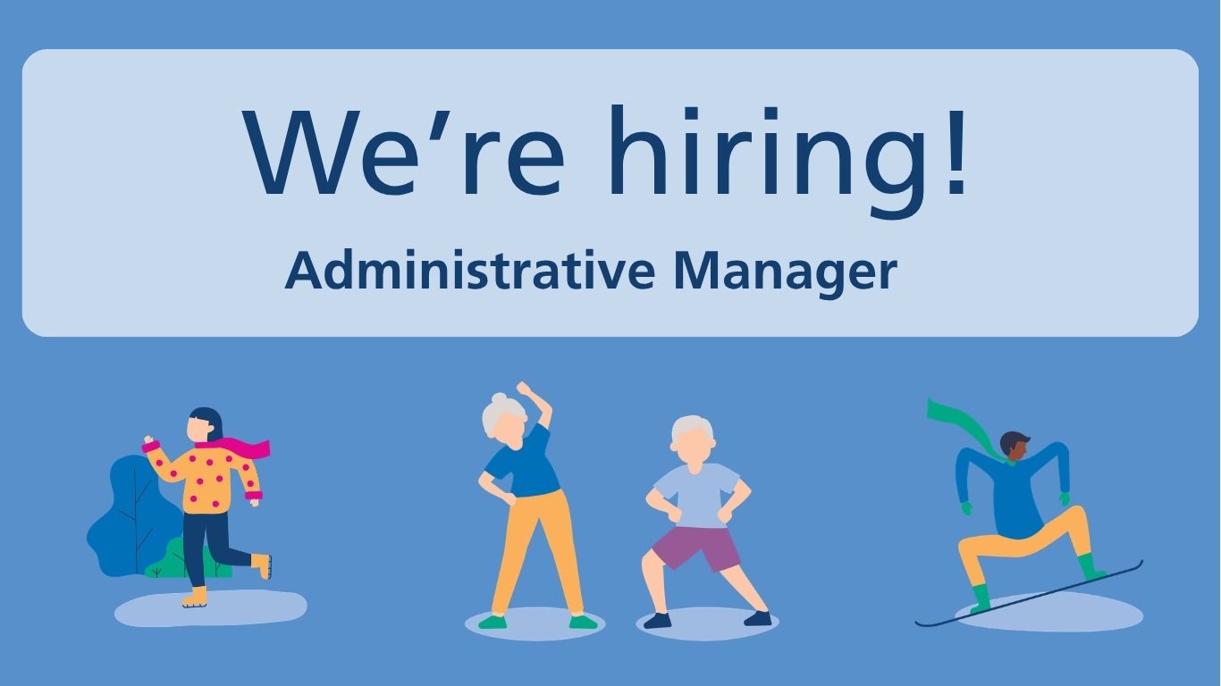 we're hiring! Adminsitrative manager